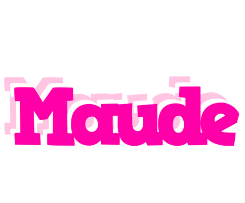 Maude dancing logo
