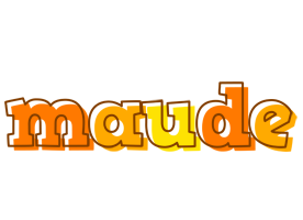 Maude desert logo