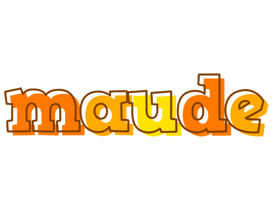 Maude desert logo