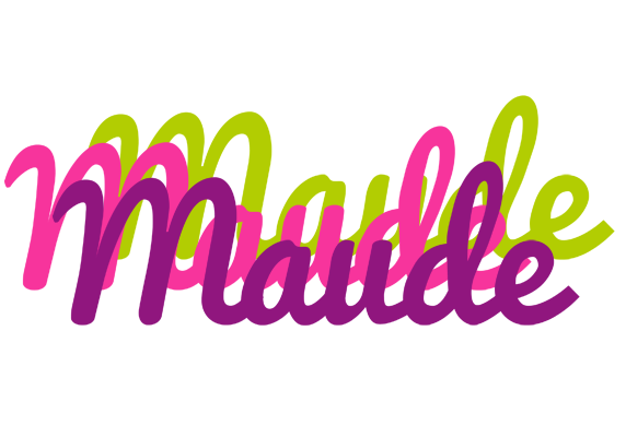 Maude flowers logo