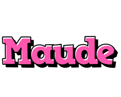 Maude girlish logo