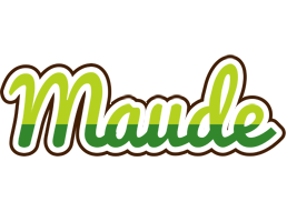 Maude golfing logo