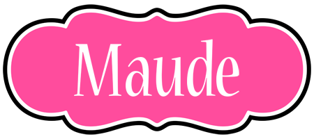 Maude invitation logo