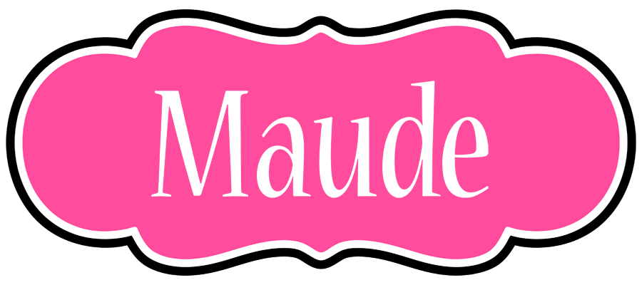 Maude invitation logo
