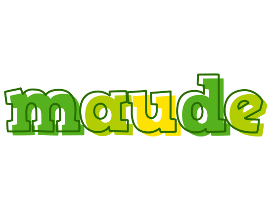 Maude juice logo
