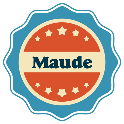 Maude labels logo