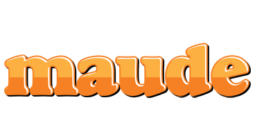 Maude orange logo