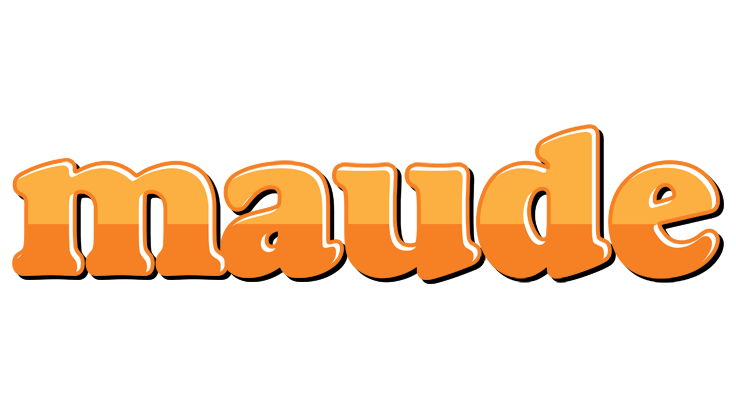Maude orange logo
