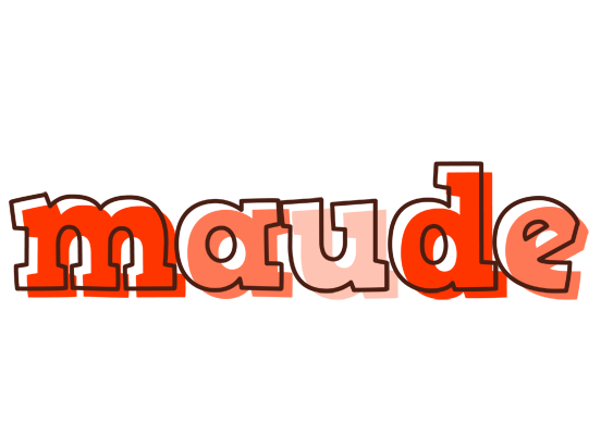 Maude paint logo