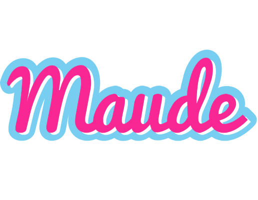 Maude popstar logo