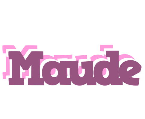 Maude relaxing logo