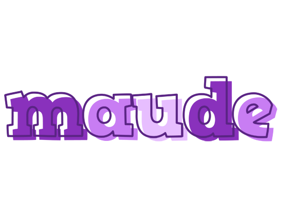 Maude sensual logo