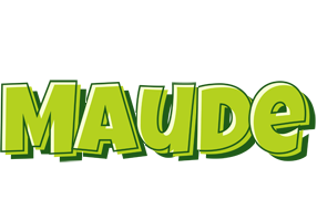 Maude summer logo