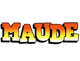 Maude sunset logo