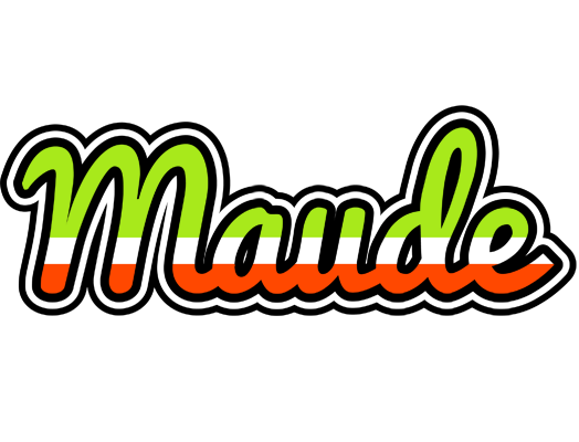 Maude superfun logo