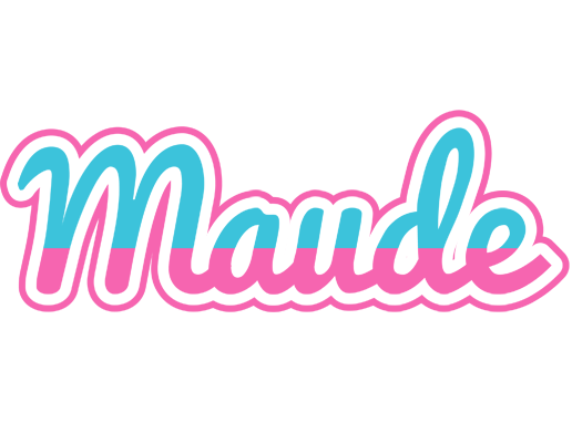 Maude woman logo