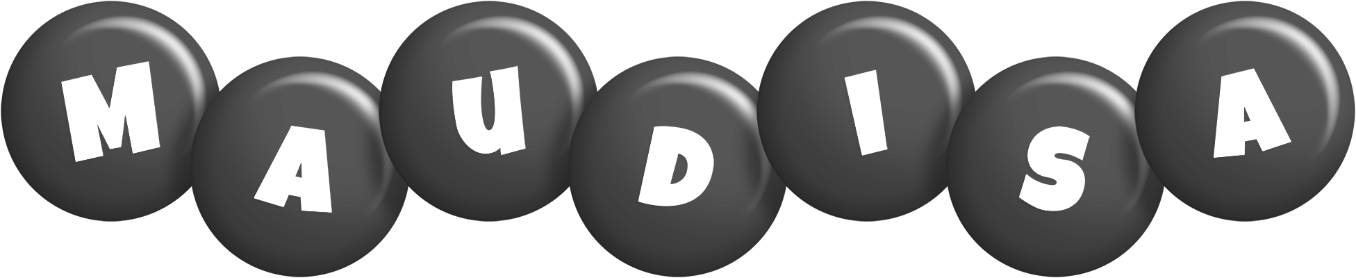 Maudisa candy-black logo