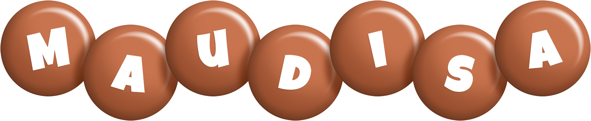 Maudisa candy-brown logo