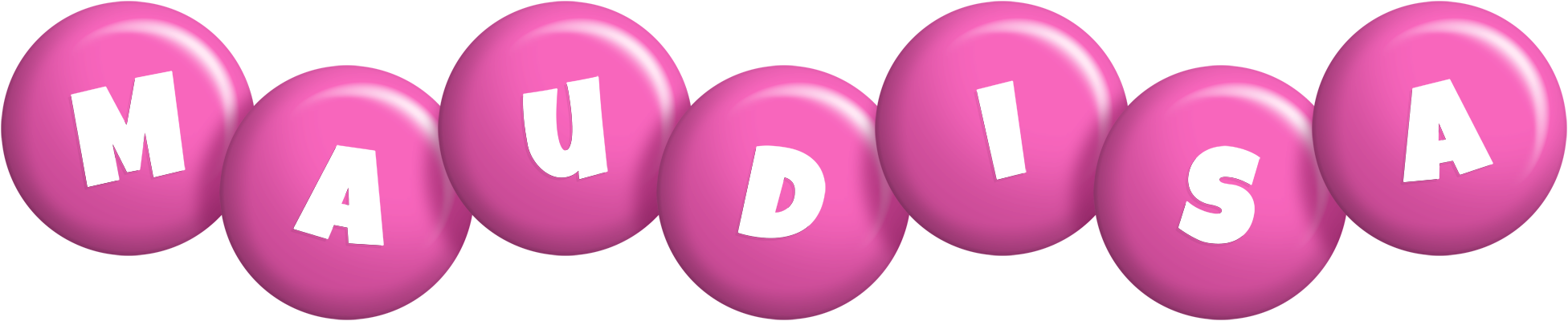 Maudisa candy-pink logo