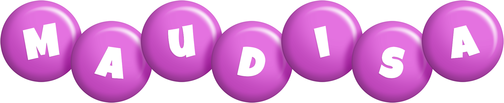 Maudisa candy-purple logo