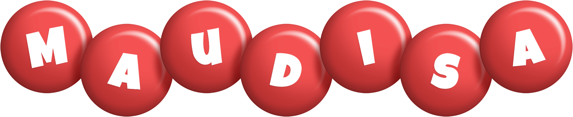 Maudisa candy-red logo
