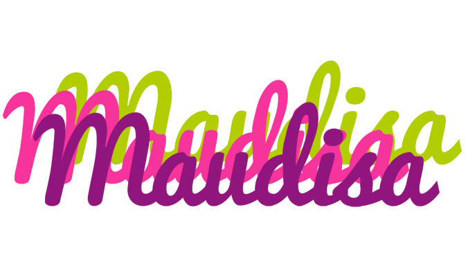 Maudisa flowers logo
