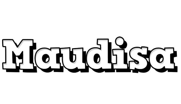 Maudisa snowing logo