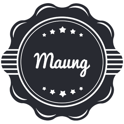 Maung badge logo