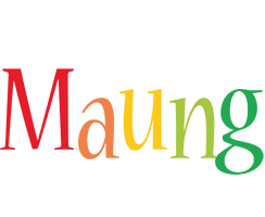 Maung birthday logo