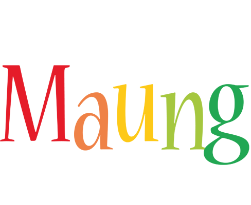 Maung birthday logo