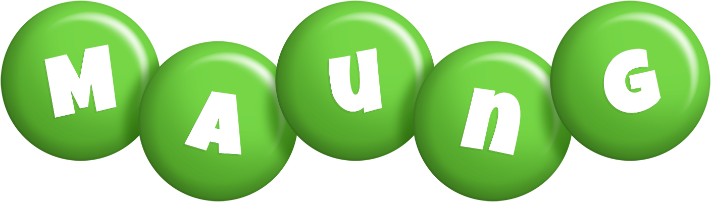 Maung candy-green logo