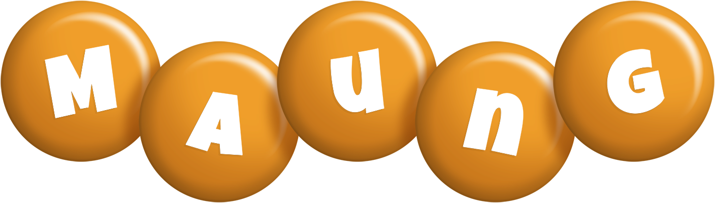 Maung candy-orange logo