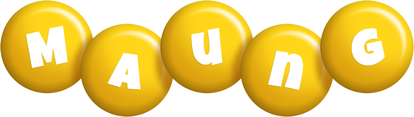 Maung candy-yellow logo