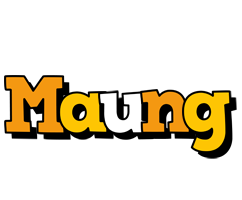 Maung cartoon logo