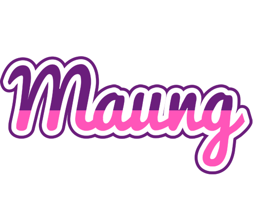 Maung cheerful logo