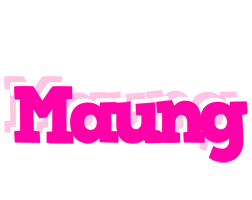 Maung dancing logo