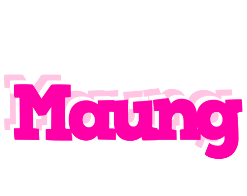 Maung dancing logo