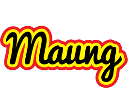 Maung flaming logo