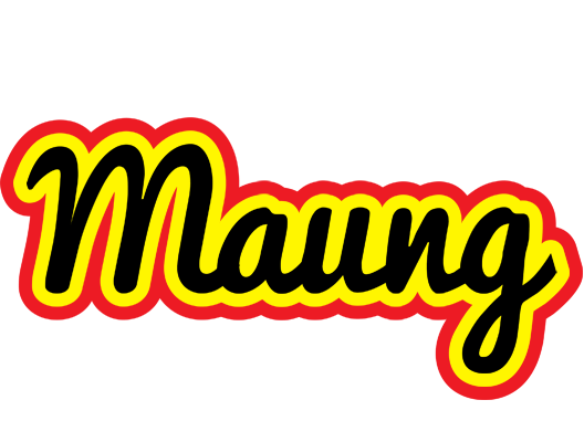 Maung flaming logo