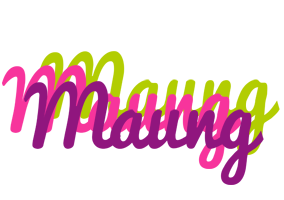 Maung flowers logo