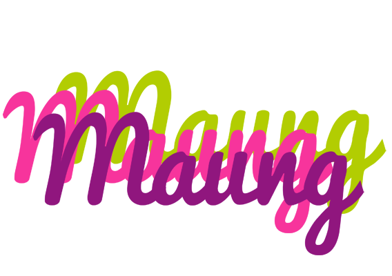 Maung flowers logo