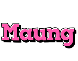 Maung girlish logo