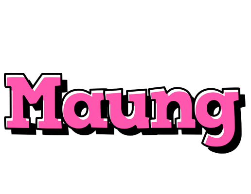 Maung girlish logo