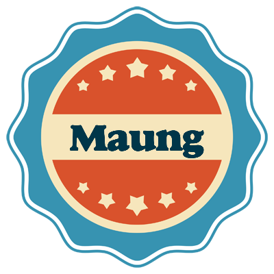 Maung labels logo