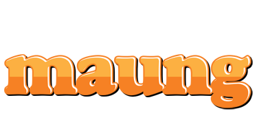 Maung orange logo