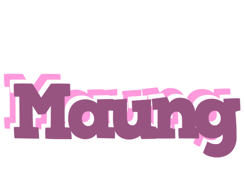 Maung relaxing logo