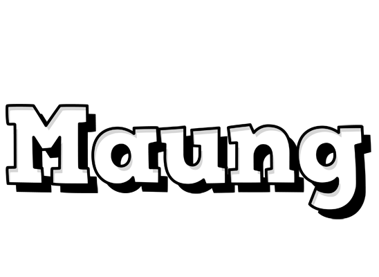 Maung snowing logo
