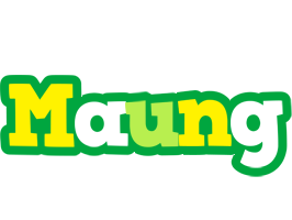 Maung soccer logo