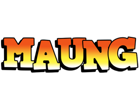 Maung sunset logo