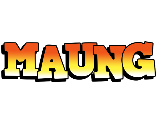Maung sunset logo